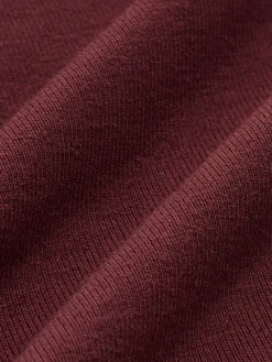 COMMENSE Cross-Over Collar Pleated Cinched T-Shirt* T-shirts|Tops