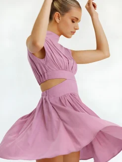 COMMENSE Cutout Sleeveless Short Dress* Casual Dresses|Summer Dresses