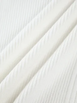 COMMENSE Cutout Split Beads Detail Ribbed Knit Top* Sweater Tops|Sweaters & Cardigans