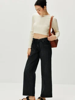COMMENSE Cutout Tie Back Knit Cardigan* Cardigans|Sweaters & Cardigans