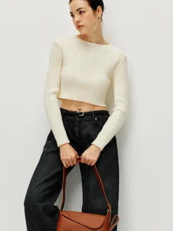 COMMENSE Cutout Tie Back Knit Cardigan* Cardigans|Sweaters & Cardigans