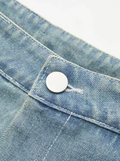COMMENSE Denim Panel Suit Pants* Pants|Denim