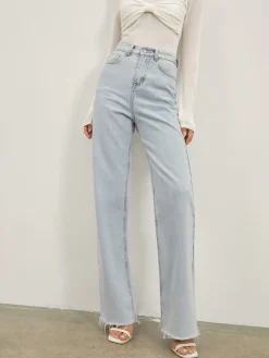 COMMENSE Denim Straight Leg Jeans* Jeans|Pants