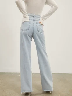 COMMENSE Denim Straight Leg Jeans* Jeans|Pants