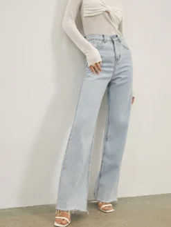 COMMENSE Denim Straight Leg Jeans* Jeans|Pants