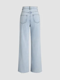 COMMENSE Denim Straight Leg Jeans* Jeans|Pants
