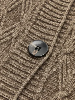 COMMENSE Diamond Stitch Knitting Longline Cardigan* Cardigans|Sweater Tops
