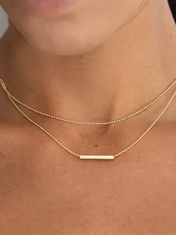 COMMENSE Double Layer en Drop Necklace* Necklaces|Accessories