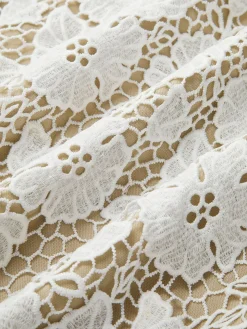 COMMENSE Double Layer Lace Cami Dress* White Dresses|Casual Dresses