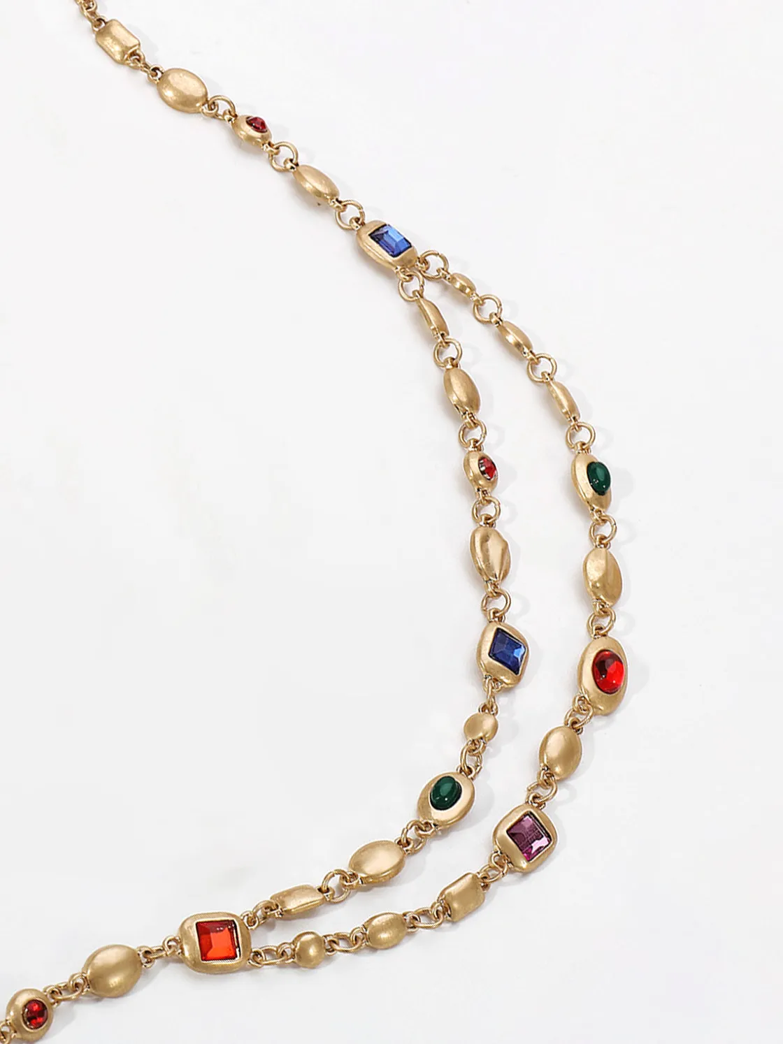 COMMENSE Double-Layer Colorful Beaded Necklace* Necklaces|Accessories
