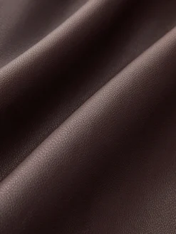 COMMENSE Drawstring Faux Leather Skirt* Skirts|Bottoms