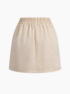 COMMENSE Drawstring Pockets Cargo Mini Skirt* Skirts|Bottoms