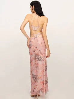 COMMENSE Elegant Backless Mesh Cami Dress* Cocktail & Party Dresses|Vacation Dresses
