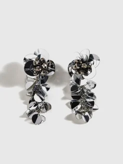 COMMENSE Elegant Floral Tassel Earrings* Earrings|Accessories