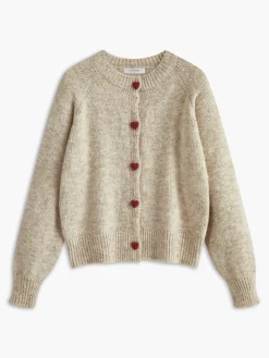 COMMENSE Elegant Heart-Button Cardigan* Cardigans|Sweaters & Cardigans