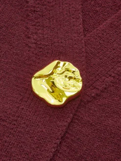 COMMENSE Elegant Metal Button Short Cardigan* Cardigans|Sweaters & Cardigans
