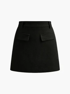 COMMENSE Elegant Mini Skirt Without Belt* Skirts|Matching Sets