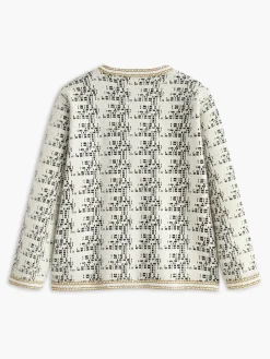 COMMENSE Elegant Pearl Button Knit Outerwear* Sweater Tops|Outerwear