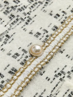 COMMENSE Elegant Pearl Button Knit Outerwear* Sweater Tops|Outerwear