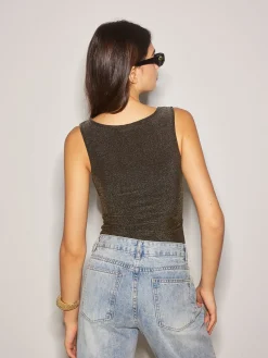 COMMENSE Elegant Purl Crop Tank Top* Crop Tops|Tank Tops & Camis