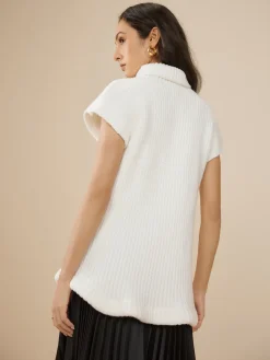 COMMENSE Elegant Ribbed Turtleneck Sweater* Sweater Tops|Sweaters & Cardigans