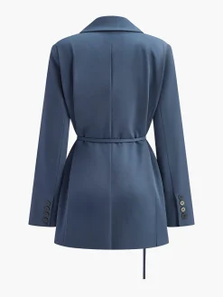 COMMENSE Elegant Slim-Belted Blazer* Blazers|Outerwear