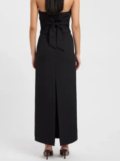 COMMENSE Elegant Slit Back Maxi Skirt Without Belt* Skirts|Bottoms