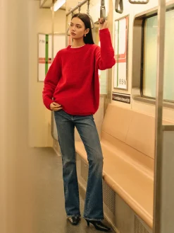 COMMENSE Elegant Wool-Blend Cozy Sweater* Sweater Tops|Sweaters & Cardigans