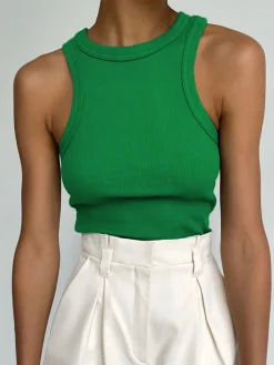 COMMENSE Ellis Crop Tank Top* Sweater Tops|Crop Tops