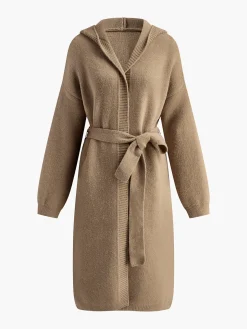 COMMENSE Essential Hooded Soft Cardigan* Knitwear|Tops