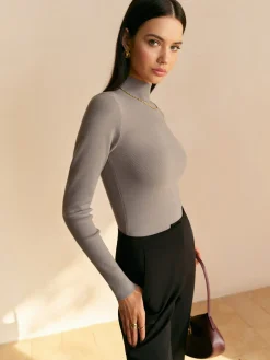 COMMENSE Everyday Long Sleeve Knit Top* Sweater Tops|Sweaters & Cardigans