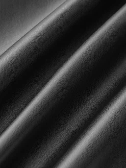 COMMENSE Faux Leather Sleeveless Belted Dress* Dresses