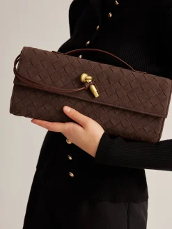 COMMENSE Flap Suede Clutch Bag* Bags|Accessories