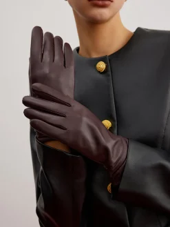 COMMENSE Fleece Lined Goatskin Gloves* Accessories