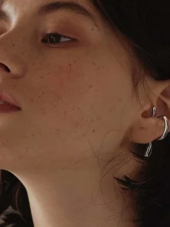 COMMENSE Floral Ear Cuff* Earrings|Accessories