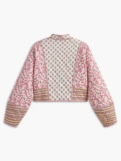 COMMENSE Floral Embroiled Double-Sided Winter Coat* Outerwear|Coats
