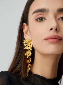 COMMENSE Floral Fringed Earrings* Earrings|Accessories
