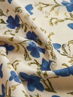 COMMENSE Floral Print Knotted Irregular Hem Long Dress* Casual Dresses|Floral Dresses
