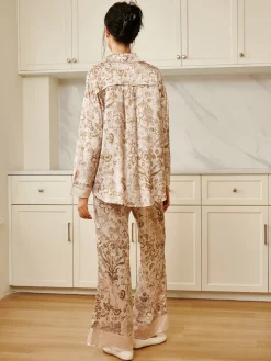 COMMENSE Floral Printed Pajama Pants Set* Pants Sets|Matching Sets