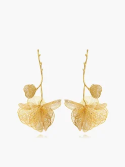 COMMENSE Flower Dangle Earrings* Earrings|Accessories