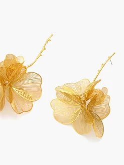 COMMENSE Flower Dangle Earrings* Earrings|Accessories