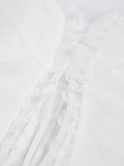 COMMENSE Fly Away Fairytale Lace Trim Crop Cami Top* Crop Tops|Tank Tops & Camis
