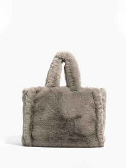 COMMENSE Furry Tote Bag* Bags|Accessories