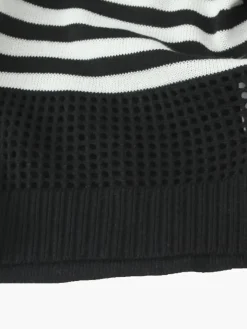 COMMENSE Geometric Color Block Breasted Knit Top* Sweater Tops|Sweaters & Cardigans