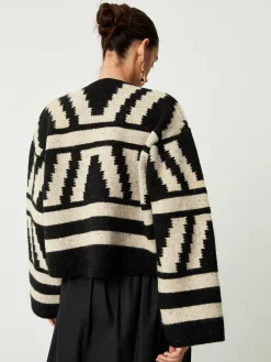 COMMENSE Geometric Print Kimono Cardigan* Cardigans|Sweaters & Cardigans