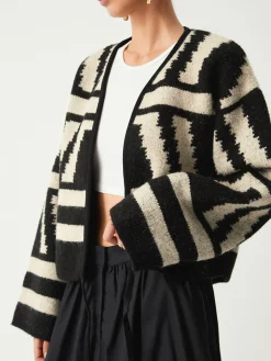 COMMENSE Geometric Print Kimono Cardigan* Cardigans|Sweaters & Cardigans