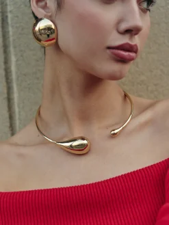 COMMENSE Glossy Half-Ball Stud Earrings* Earrings|Accessories