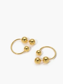 COMMENSE en Ball Stud Hoop Earrings* Earrings|Accessories