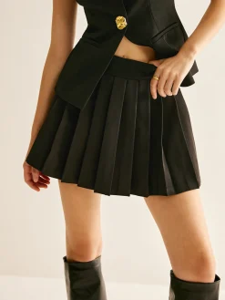 COMMENSE Golden Button Piping Vest* Outerwear|Vests