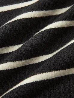 COMMENSE Golden Button Striped Cozy Cardigan* Cardigans|Sweaters & Cardigans